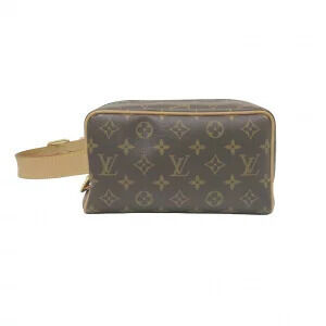 Louis Vuitton Monogram Locker Dopp Bag Clutch